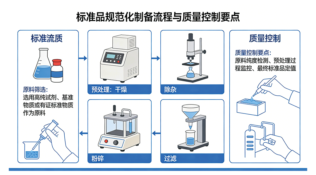 标准品的规范化制备流程与质量控制要点